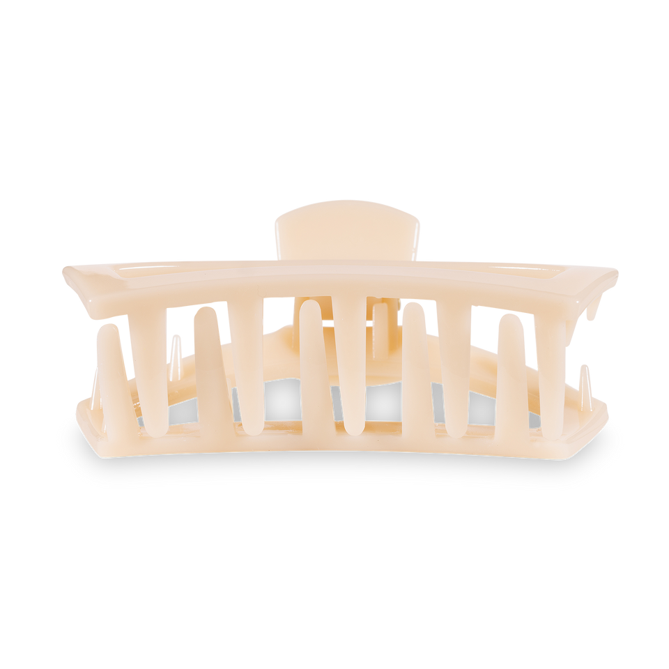 Open Hair Clip | Small | Almond Beige