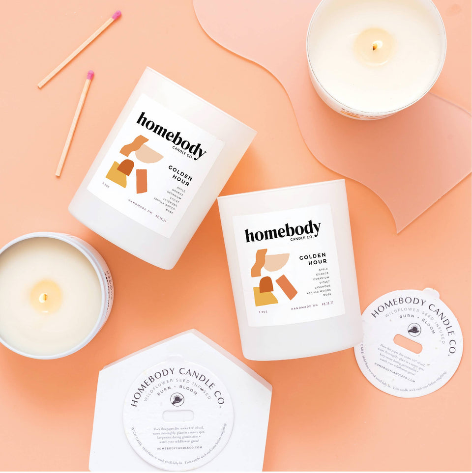 Golden Hour • burn + bloom candle