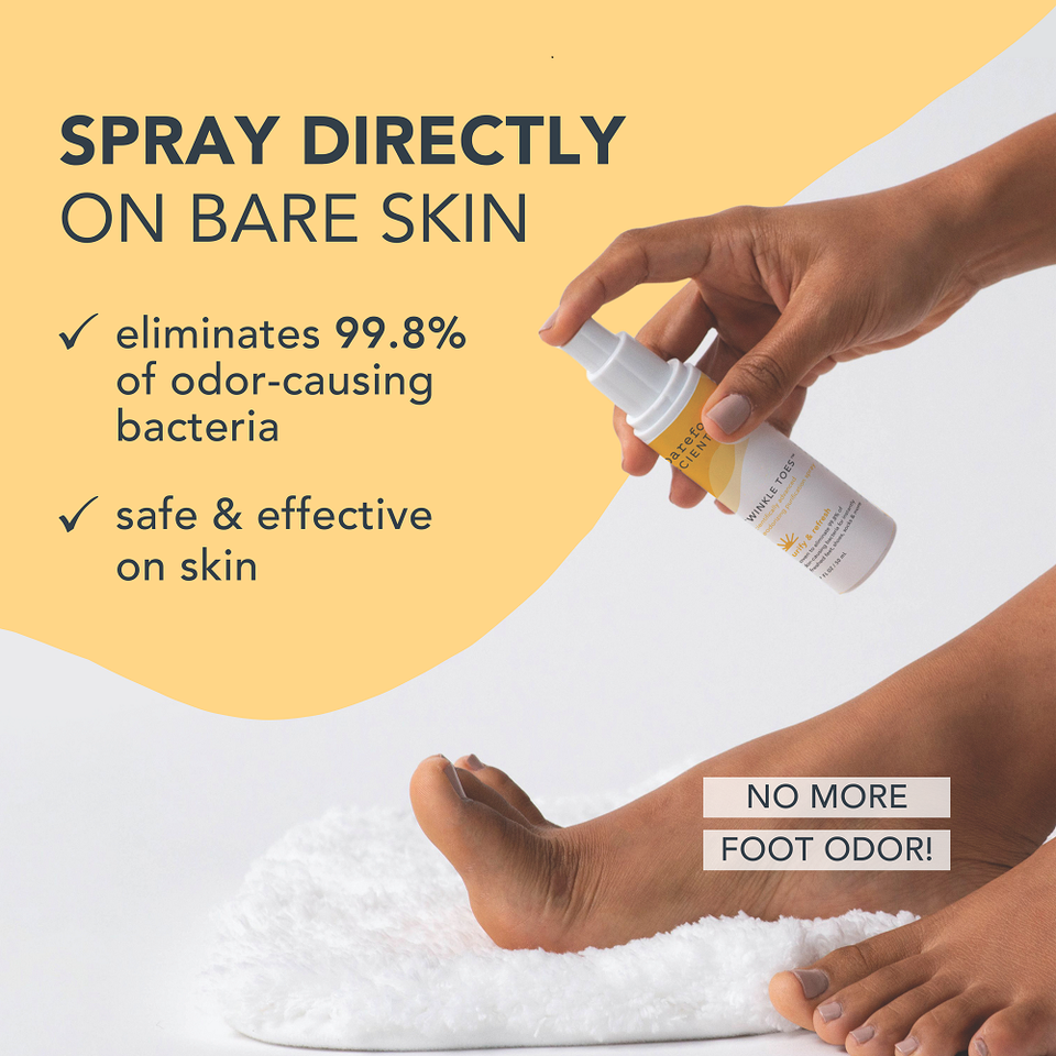 Twinkle Toes | Foot-freshening, odor-eliminating super spray
