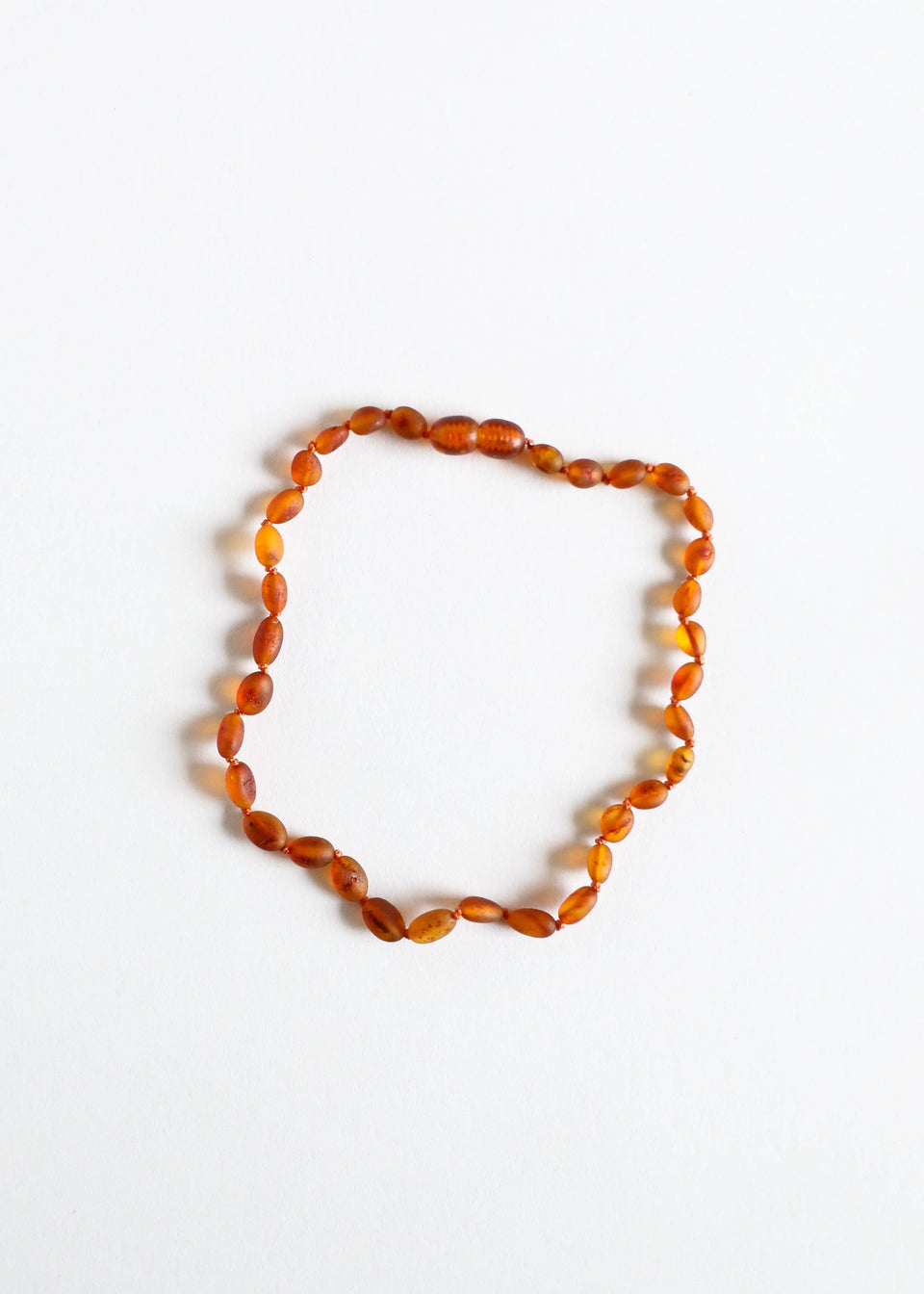 Raw Cognac Baltic Amber || Classic || Necklace: 11" Baby Necklace