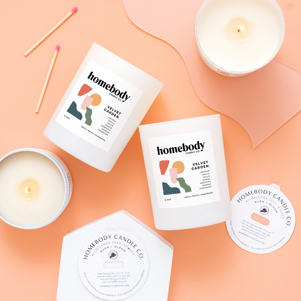 Velvet Garden • burn + bloom candle ✴ Winter Collection