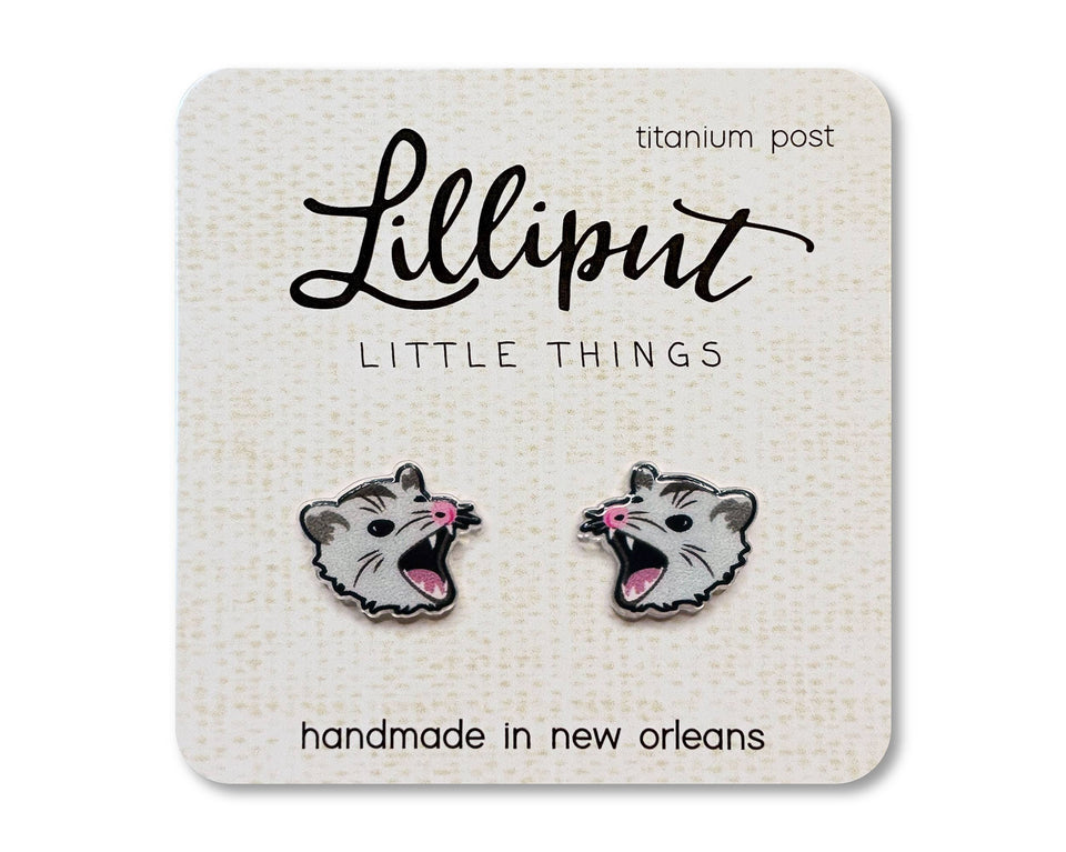 Possum Earrings // Weirdcore Earrings