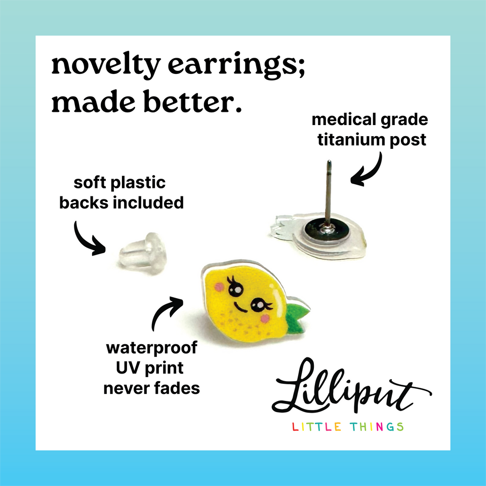 Alligator Earrings // Chonky Gator Earrings