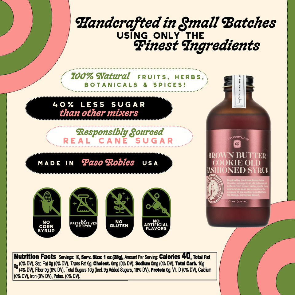 Brown Butter Cookie Old Fashioned Syrup