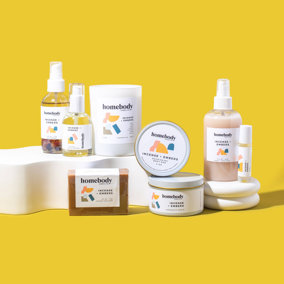 Incense + Embers • burn + bloom candle ✸ 2023 Fall Collectio