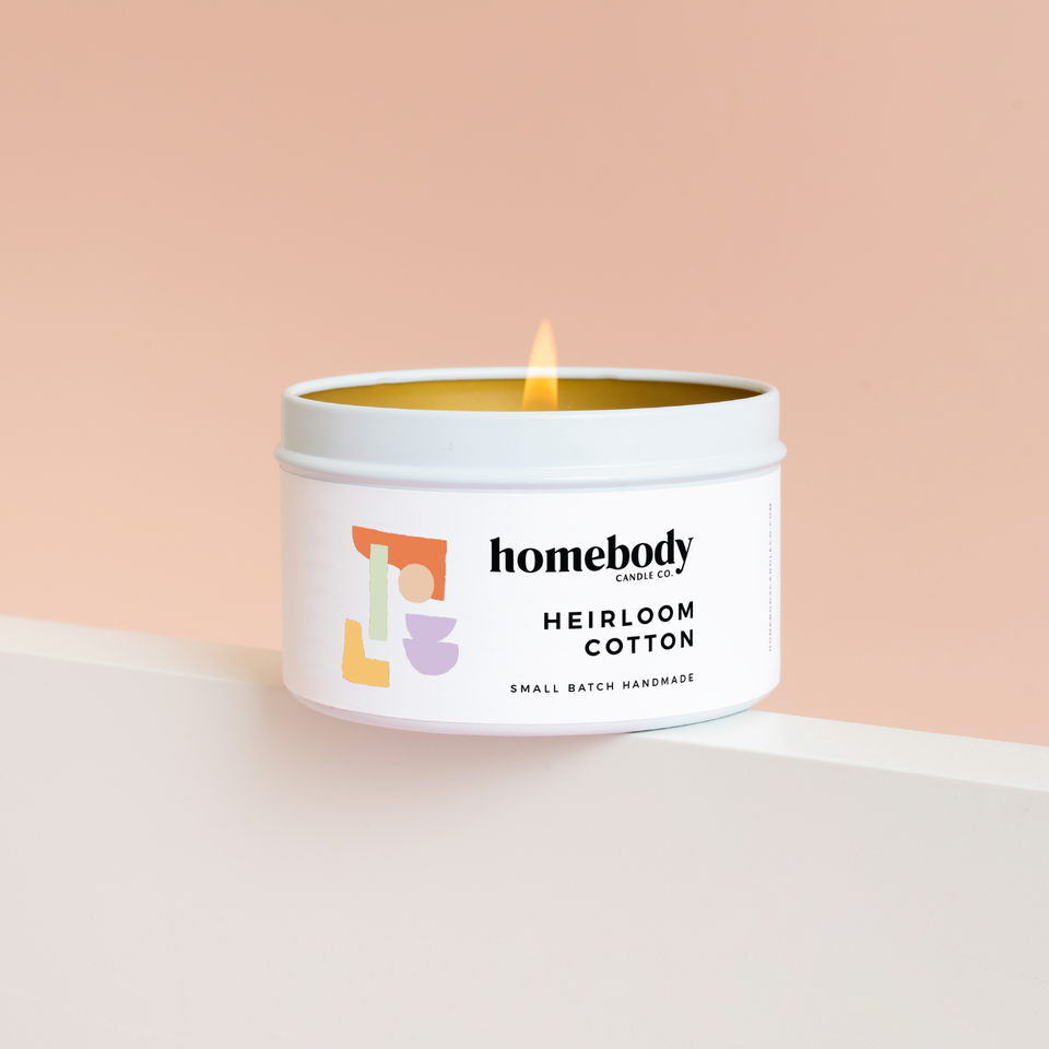 Heirloom Cotton • candle tin ✸ 2025 Spring