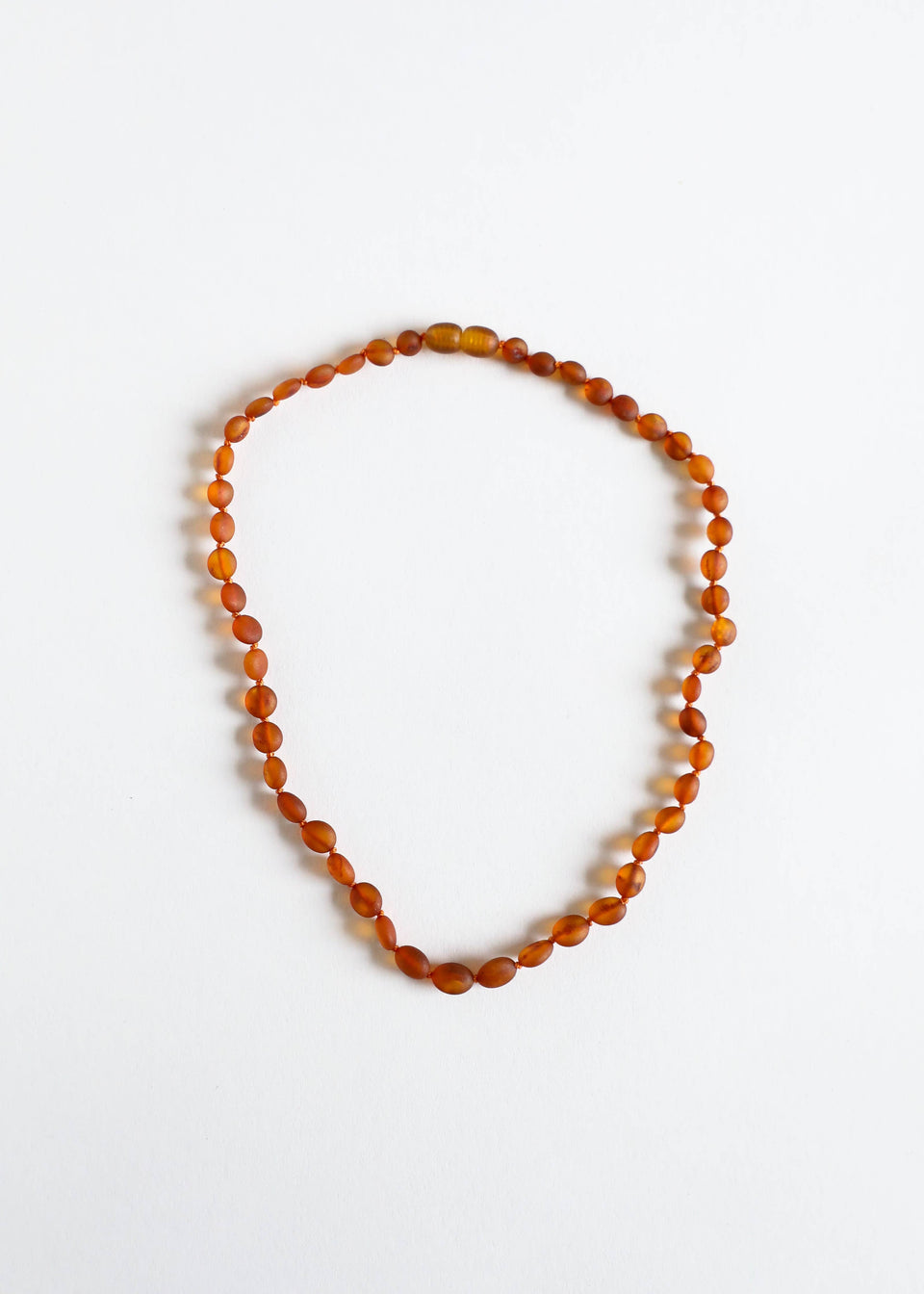 Raw Cognac Baltic Amber || Classic || Necklace: 11" Baby Necklace