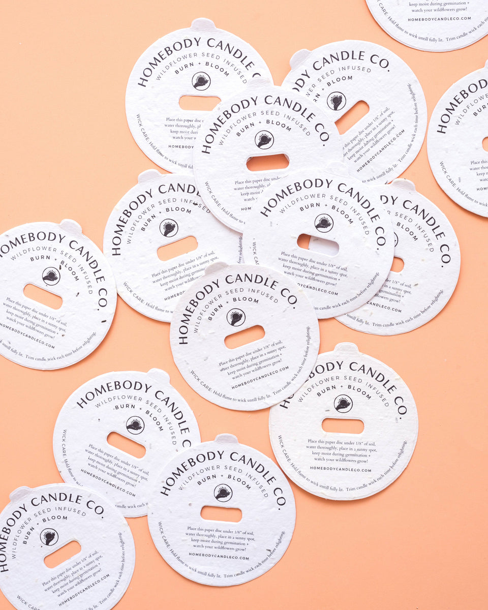 Heirloom Cotton • burn + bloom candle ✸ 2025 Spring