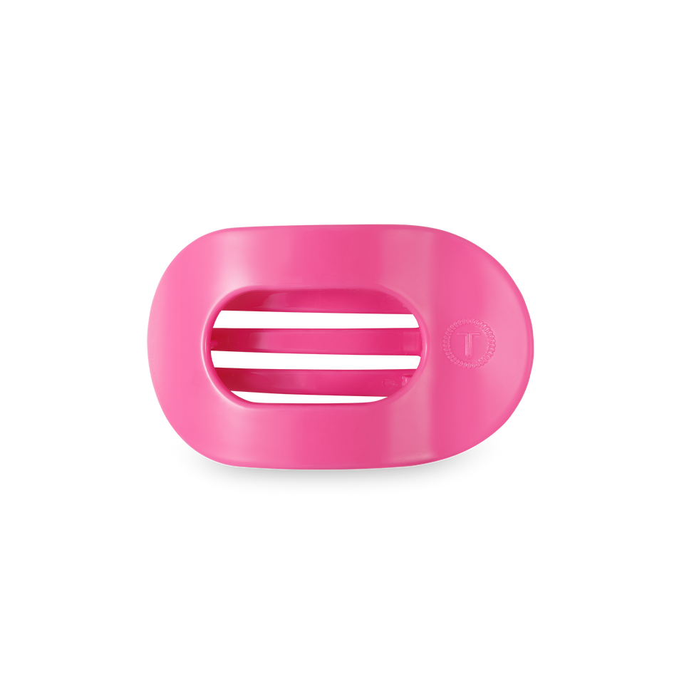 Round Flat Hair Clip | Small | Paradise Pink