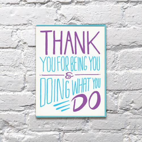 Thank You For Being You Card | petite shops