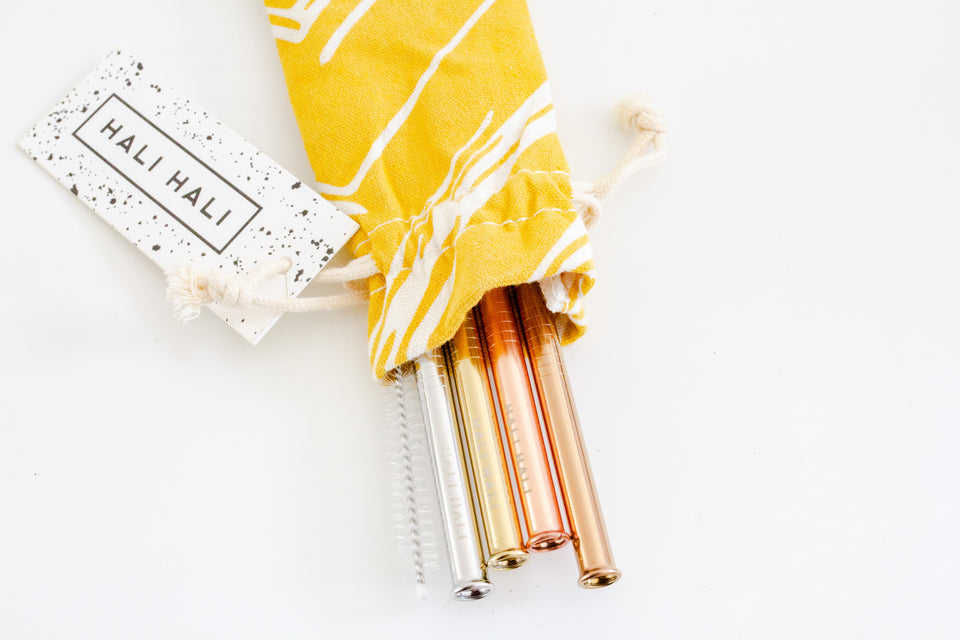 Eco Friendly Straws Set & Display