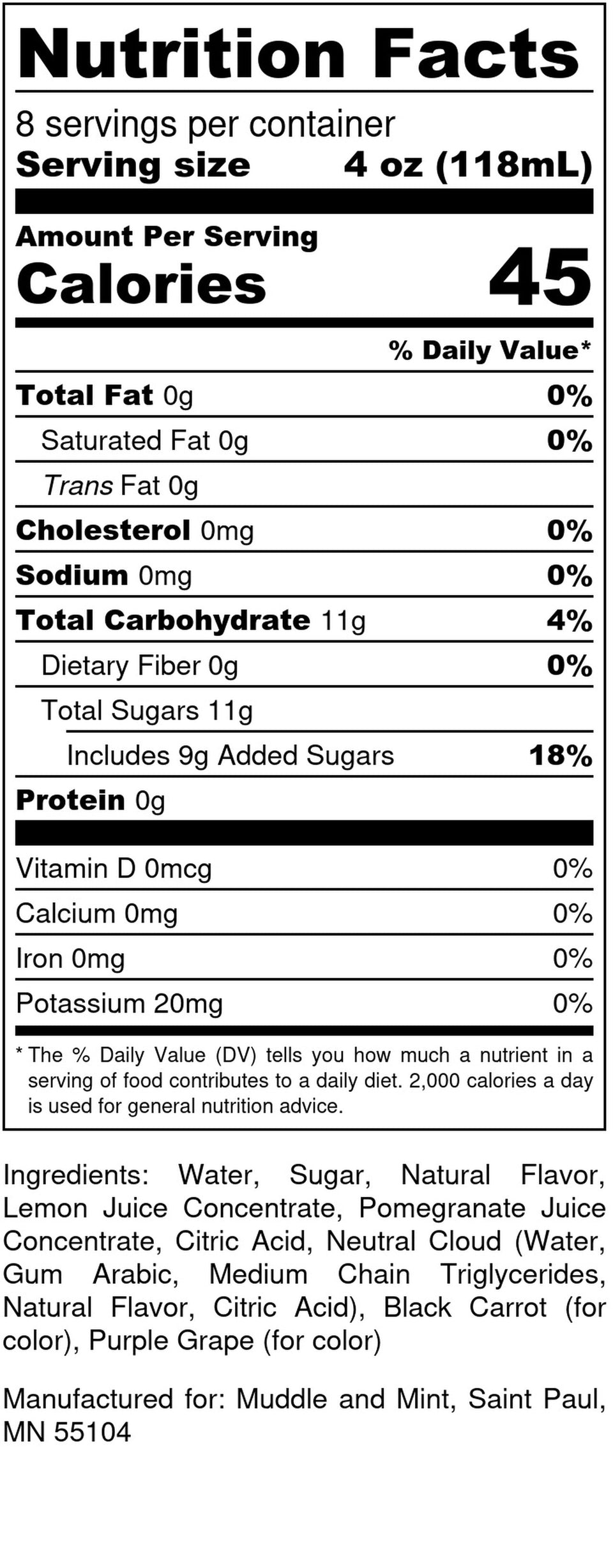 Hibiscus Sage Cocktail Mix